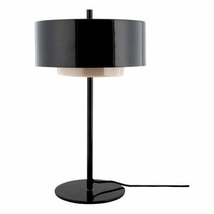 Fekete fém asztali lámpa (magasság 50 cm) Grato Anillo – Leitmotiv kép