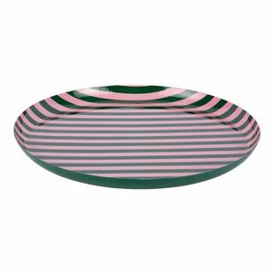 Zöld-világos rózsaszín vas tányér ø 30 cm Animado – PT LIVING kép