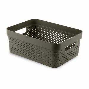 Műanyag tárolókosár 36x27x14 cm Infinity Dots – Curver kép