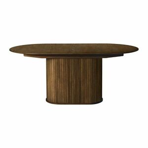 Bővíthető étkezőasztal hosszabbító asztallappal tölgyfa dekorral 95x180 cm Nola – Unique Furniture kép