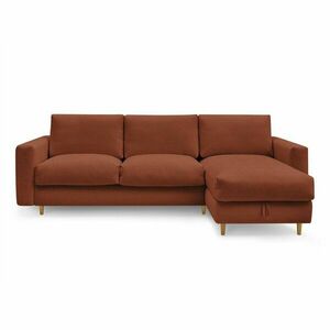 Narancssárga sarokkanapé Nouveau Cocoone – Bobochic Paris kép