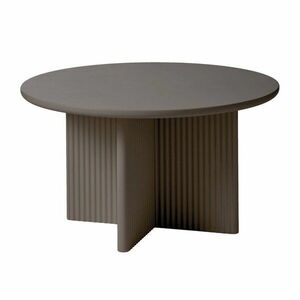 Szürkésbarna kerek dohányzóasztal ø 80 cm Palma – Unique Furniture kép