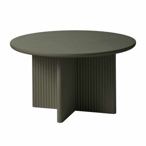 Khaki kerek dohányzóasztal ø 80 cm Palma – Unique Furniture kép