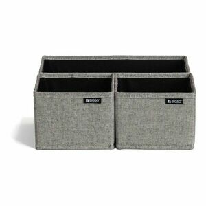 Textil fiókrendszerező készlet 3 db-os Soft Storage – Bigso kép