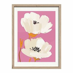 Nyomtatott keretezett kép 30x40 cm Peony Bloom – Styler kép