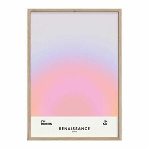 Nyomtatott keretezett kép 50x70 cm Soft Nuances – Styler kép