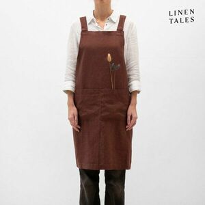 Len kötény Chocolate – Linen Tales kép