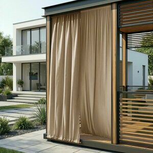Bézs dimout (részleges sötétítő)-kültéri függöny Calisto – Filumi kép