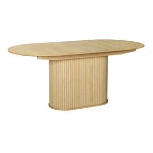 Bővíthető étkezőasztal hosszabbító asztallappal tölgyfa dekorral 95x180 cm Nola – Unique Furniture kép