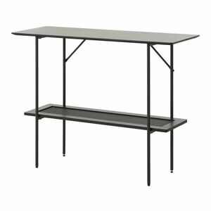 Fekete konzolasztal 37x100 cm Pensacola – Unique Furniture kép
