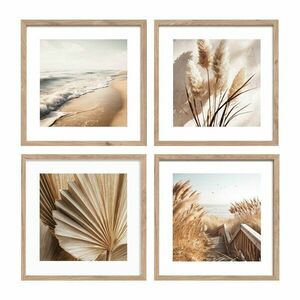 Nyomtatott keretezett kép szett 4 db-os 30x30 cm Boho Dreams – Styler kép