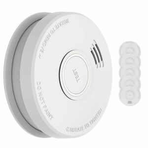 SHD by oneConcept DOF19, Füstérzékelő, műanyag, figyelmeztető jelzés: 85 dB, 9V elemmel kép