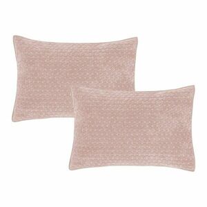 Bársony párnahuzat szett 2 db-os 50x75 cm Attica Velvet Embroidered – Bianca kép