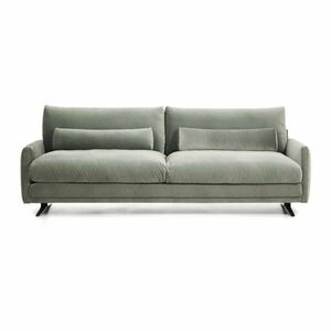 Zöld bársony kanapé 240 cm Veliro – Kave Home kép