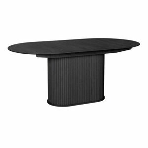 Bővíthető étkezőasztal hosszabbító asztallappal, tölgyfa dekorral 95x180 cm Nola – Unique Furniture kép