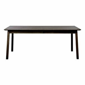 Bővíthető étkezőasztal hosszabbító asztallappal, tölgyfa dekorral 95x190 cm Bari – Unique Furniture kép