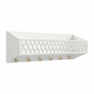 Fehér fali gyerek fogas 75x25 cm Harlequin – Cam Cam Copenhagen kép