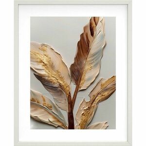 Nyomtatott keretezett kép 40x50 cm Golden Strelitzia – Styler kép