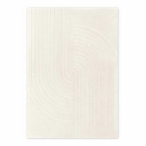 Krémszínű kézi szövésű gyapjú szőnyeg 160x230 cm Arcura – Vikosa kép