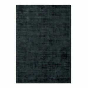 Fekete kézi szövésű viszkóz szőnyeg 120x180 cm Noemi – Vikosa kép