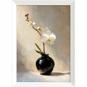 Nyomtatott keretezett kép 56x75 cm White Orchid – Styler kép