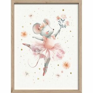 Gyerek kép 30x40 cm Mouse Ballerina – Styler kép