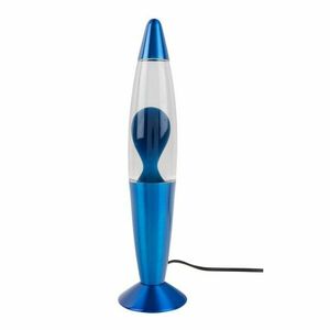 Kék üveg lávalámpa (magasság 35, 5 cm) Funky Rocket Lava – Leitmotiv kép