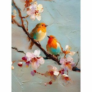Nyomtatott keretezett kép 60x80 cm Robins – Styler kép