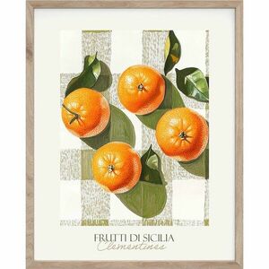 Nyomtatott keretezett kép 40x50 cm Mandarines – Styler kép