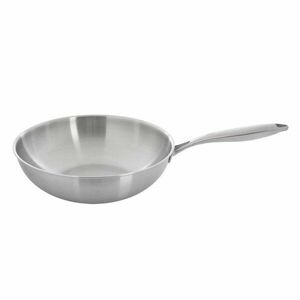 Wok rozsdamentes acél serpenyő ø 30 cm Steela – Orion kép