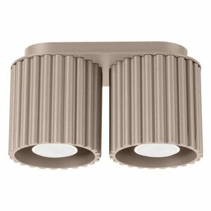 Szürkésbarna fém spotlámpa 10x21 cm Zora – Sollux kép