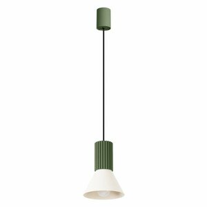 Zöld fém függőlámpa ø 14 cm Niru – Sollux kép