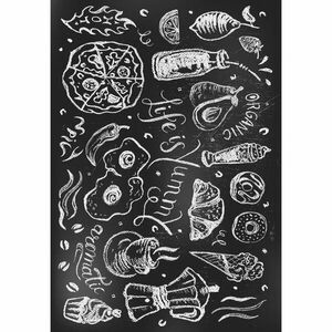 Fekete mosható szőnyeg 160x230 cm Life Is Yummy – Vitaus kép