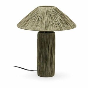 Khaki rafia asztali lámpa (magasság 41 cm) Samse – Kave Home kép
