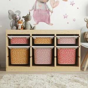 IKEA TROFAST doboz matrica - BOHO minta kép