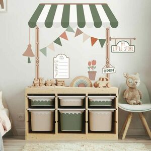 Matricák a gyerekszobába - Bolt a falon "My Little Store" kép
