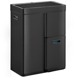 Szemetes Eko Mirage plus 30+15+15l fekete 933860 kép