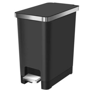 Szemetes Eko Hana slim 10l fekete 637710 kép
