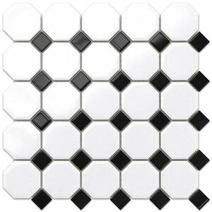 Mozaik Octagon White Classic Mat 29, 3/29, 3 kép