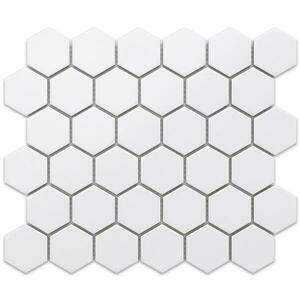 Mozaik hexagon White Mat Big 27, 7/32, 3 kép