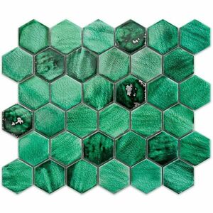 Mozaik hexagon Mykonos Green 27/31, 2 kép