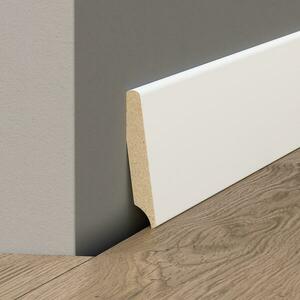 Padlólista mdf 9003 fehér 57mm 2.2m kép