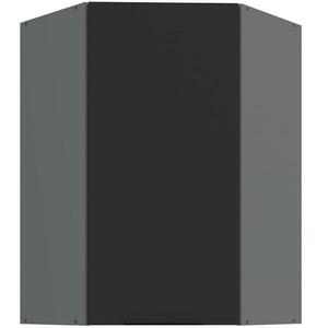 Konyhaszekrény Aria-BL/ANT anti fingerprint 60X60 GN-90 1F (45°) kép