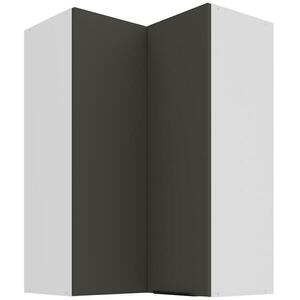 Konyhaszekrény Aria-GR/WH anti fingerprint 60X60 GN-90 2F (90°) kép
