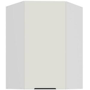 Konyhaszekrény Aria-WH/WH anti fingerprint 60X60 GN-90 1F (45°) kép