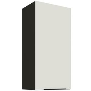 Konyhaszekrény Aria-WH/BL anti fingerprint 45G-90 1F kép