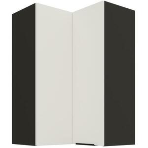 Konyhaszekrény Aria-WH/BL anti fingerprint 60X60 GN-90 2F (90°) kép