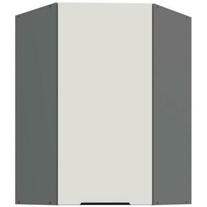 Konyhaszekrény Aria-WH/ANT anti fingerprint 60X60 GN-90 1F (45°) kép
