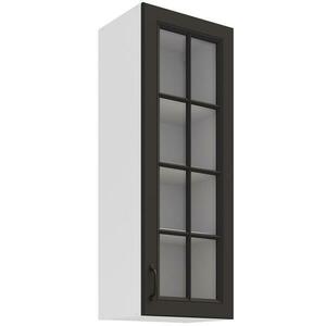 Konyhaszekrény Stilo matt grafit/fehér 40GS-108 1F kép