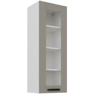Konyhaszekrény Luna claygrey/fehér 40GS-108 1F kép